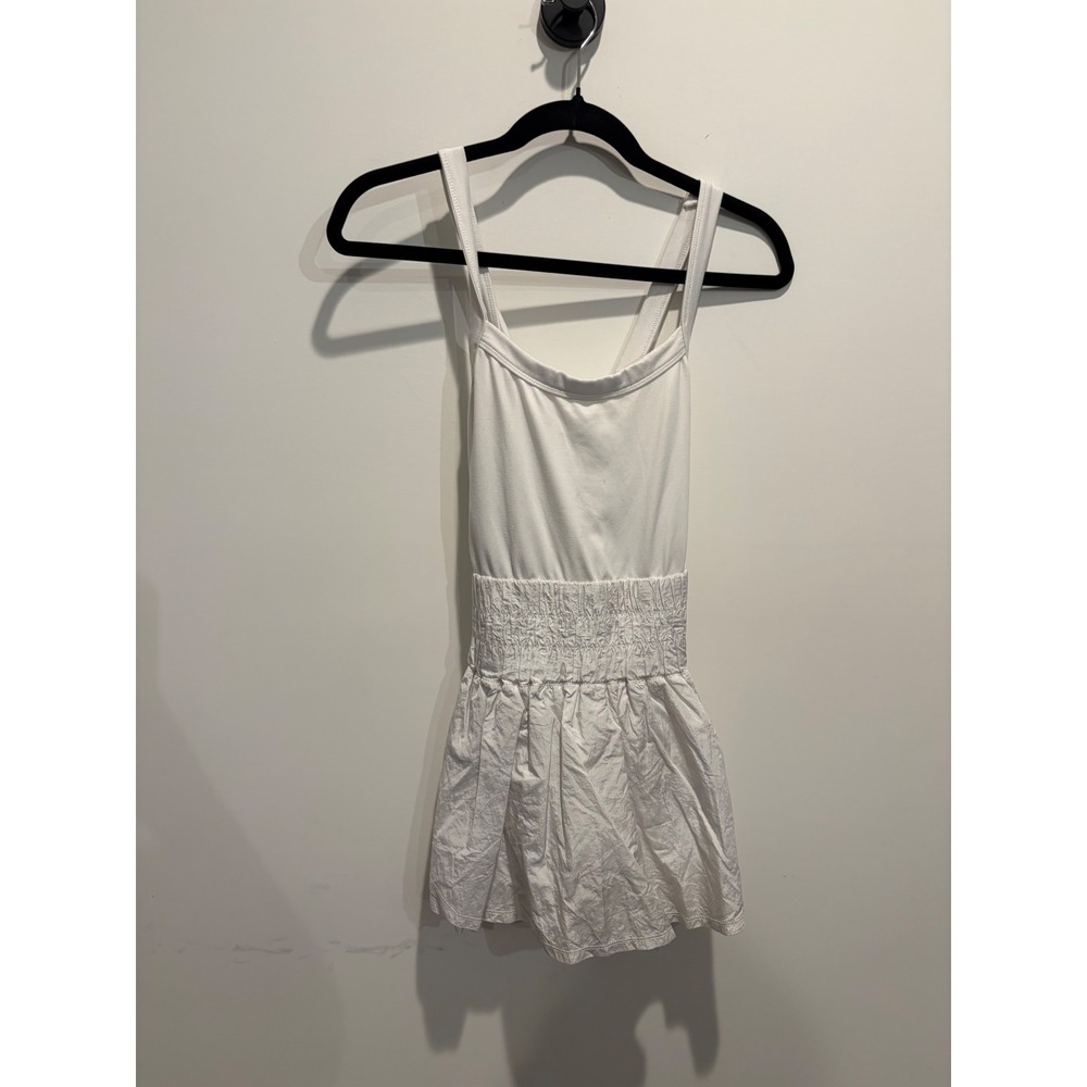 FP Movement Free People White Hot Shot Mini Dress Skort Activewear Smocked Waist